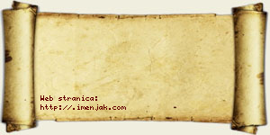 Isak Josić vizit kartica